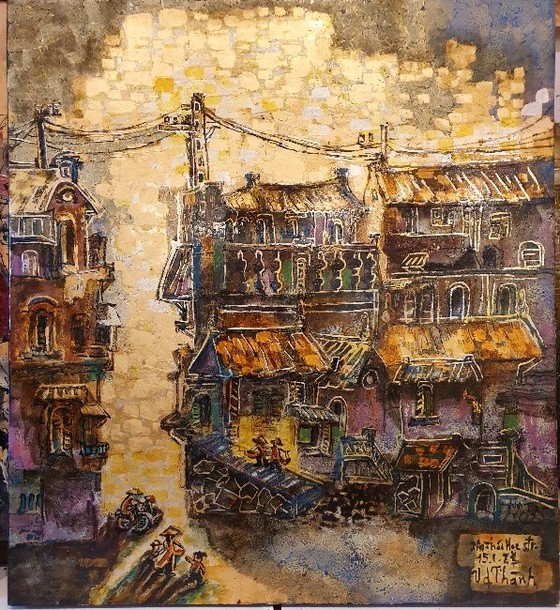 Triển lãm tranh 'Memories of home land'- 'Kỷ niệm hương quê' của họa sĩ Văn Dương Thành ảnh 9