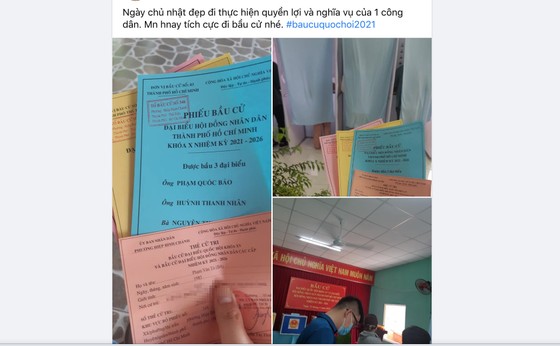 Cộng đồng mạng đua nhau 'check-in' điểm bỏ phiếu ảnh 2