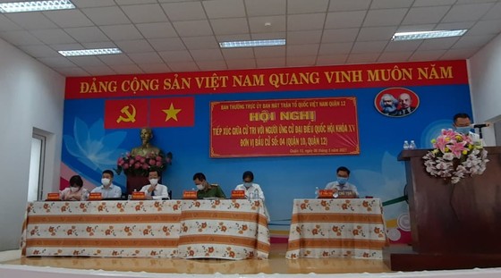 Cử tri quận 12 và Gò Vấp đánh giá cao chương trình hành động của các ứng cử viên đại biểu Quốc hội Khóa XV ảnh 1