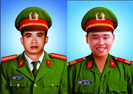 Thăng cấp bậc hàm cho hai chiến sĩ hy sinh khi làm nhiệm vụ ảnh 1