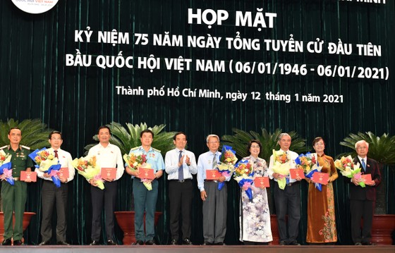 TPHCM họp mặt kỷ niệm 75 năm ngày Tổng tuyển cử đầu tiên bầu Quốc hội  ảnh 1