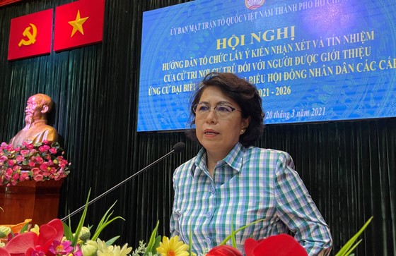 Lấy ý kiến cử tri nơi cư trú: Các ứng cử viên đều bình đẳng như nhau ảnh 1