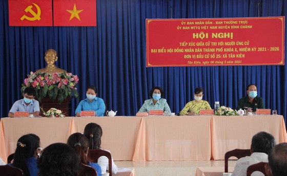 Cử tri gửi gắm ứng cử viên đại biểu HĐND TPHCM: Nói được, làm được ảnh 1