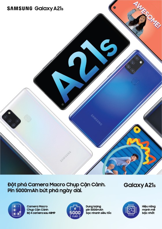 Galaxy S20 Ultra phiên bản giới hạn Trắng Thiên Vân - Thanh lịch, Tối giản - Ra mắt Galaxy A21s đột phá công nghệ camer ảnh 1