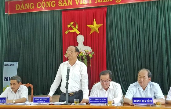 Chủ tịch UBND tỉnh Quảng Nam đối thoại với dân về đất dự án ảnh 1