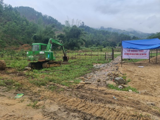 Khởi công khu tái định cư cho người dân vùng sạt lở núi Trà Leng ảnh 1