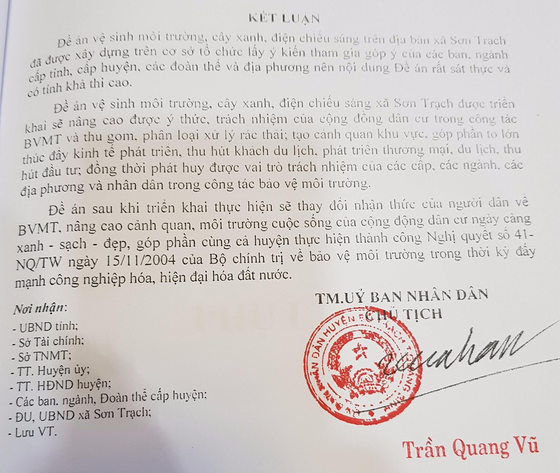 Quảng Bình: Không lấy ý kiến sở ban ngành, Chủ tịch huyện vẫn nói có ảnh 1