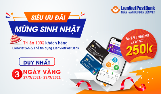 Tặng 100.000 đồng cho khách hàng kích hoạt thẻ tín dụng trên LienViet24h ảnh 1