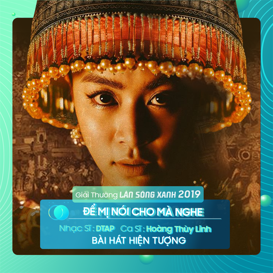 Hoàng Thuỳ Linh chiến thắng ngoạn mục với 8 giải thưởng Làn Sóng Xanh năm 2019 ảnh 1