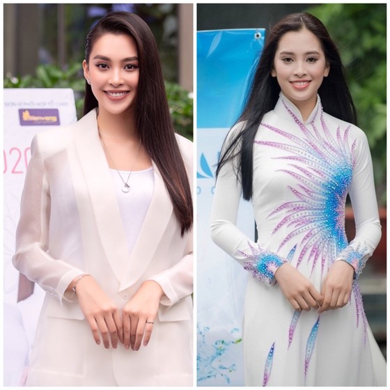 Hoa hậu Đỗ Mỹ Linh, Tiểu Vy thanh lịch tại sơ khảo Hoa hậu Việt Nam 2020 ảnh 8