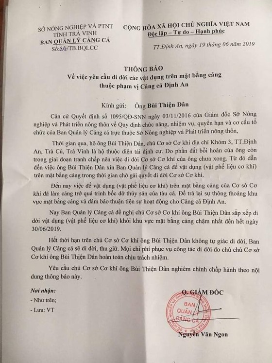 Tại sao chậm thi hành án vụ chiếm đất 11 năm ở Trà Vinh? ảnh 3