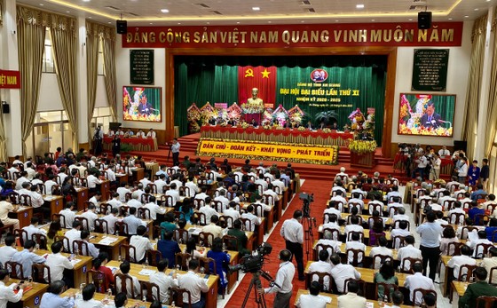 Trưởng Ban Tuyên giáo Trung ương Võ Văn Thưởng chỉ đạo Đại hội Đảng bộ tỉnh An Giang ảnh 1
