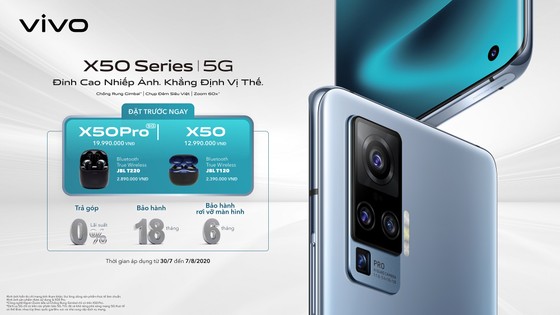 vivo: Dòng smartphone cao cấp X50 Series đã lên kệ tại Việt Nam ảnh 2