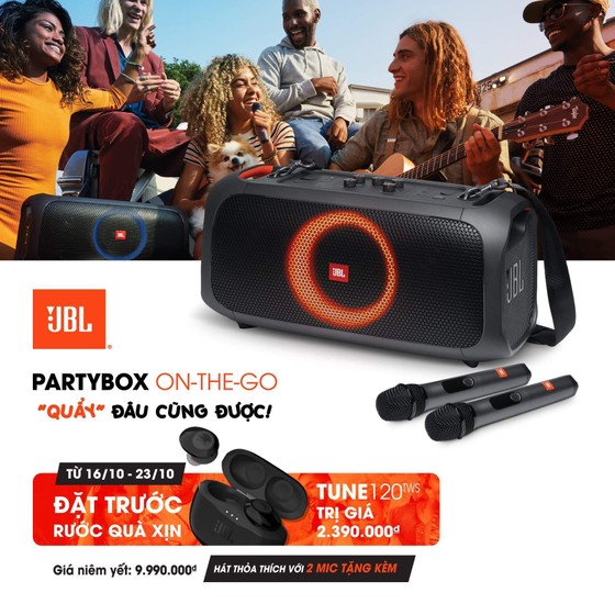 Đặt trước Loa tiệc di động Party Box On the Go được nhiều ưu đãi ảnh 1