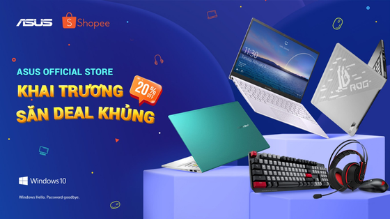 ASUS Official Store trên Shopee chính thức mở cửa ảnh 1