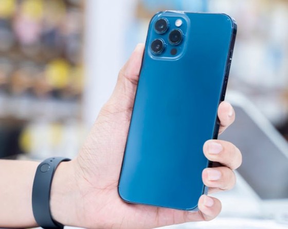 Phone 12 Pro Max VN/A hai phiên bản màu Pacific Blue và Graphite đã trở lại ảnh 2