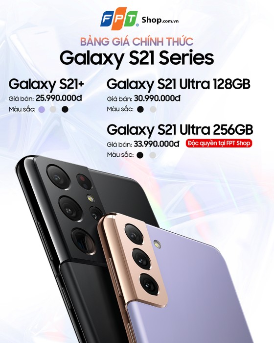 Đặt trước Galaxy S21 Series nhận quà đến 8,5 triệu đồng tại FPT Shop ảnh 1
