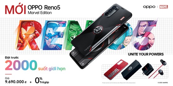 OPPO Reno5 Marvel Edition phiên bản giới hạn, chỉ 2.000 máy được bán tại Việt Nam  ​ ảnh 4