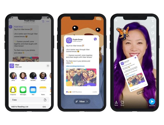Rakuten Viber hợp tác với Snap tích hợp công nghệ AR vào nền tảng nhắn tin ảnh 1