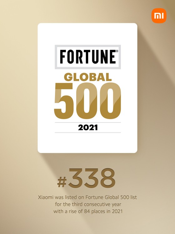 Xiaomi tiếp tục góp mặt trong bảng xếp hạng Fortune Global 500 ảnh 1