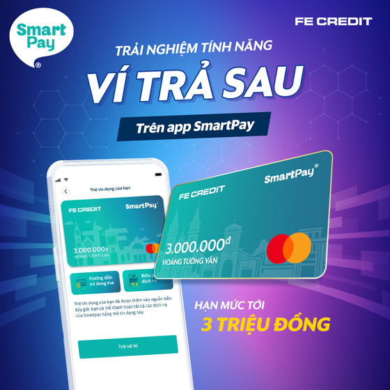 Ví trả sau - tính năng mới trên ví điện tử SmartPay  ảnh 1