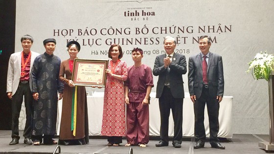 "Tinh hoa Bắc bộ" lập cú đúp kỷ lục Guinness Việt Nam ảnh 2