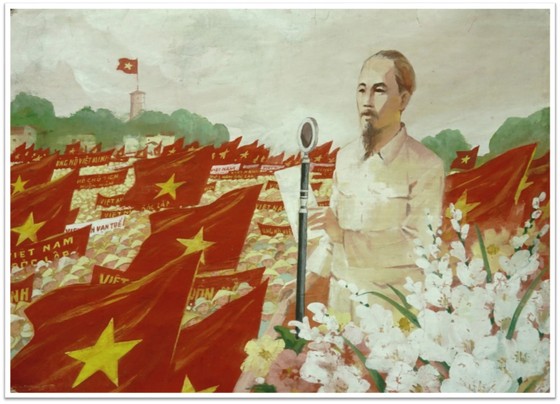 Giới thiệu 18 tác phẩm mỹ thuật trong triển lãm trực tuyến "Con đường độc lập" ảnh 1