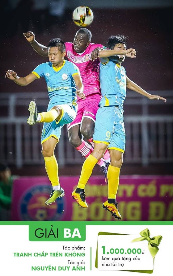 Cuộc thi ảnh “Sắc màu Nuti Cafe V-League 2018”: Tác phẩm “Nỗ lực” về nhất tháng 5 ảnh 7