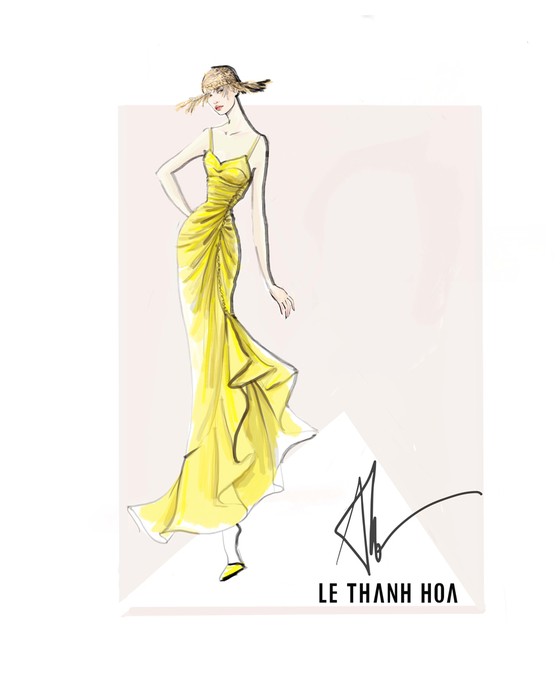 Hoa hậu Khánh Vân, vợ chồng Đông Nhi, Ông Cao Thắng cùng xuất hiện tại show thời trang của NTK Lê Thanh Hoà ảnh 3