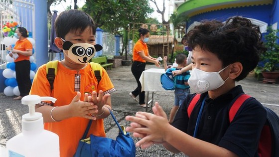 TPHCM: Trường mầm non tăng cường phòng chống dịch Covid-19 ảnh 1