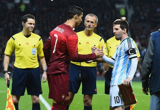 Ronaldo rất yêu mến đất nước Argentina của Messi. Ảnh: Zimbio
