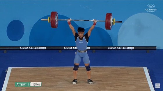 Olympic trẻ 2018: Lực sĩ Ngô Sơn Đỉnh xuất sắc đoạt HCV ảnh 1