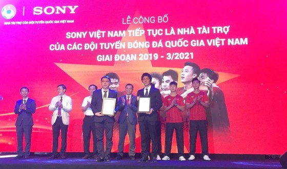 Sony tiếp tục đồng hành cùng các đội tuyển Việt Nam giai đoạn 2019-2021.