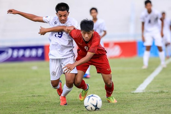 U15 Việt Nam thắng trận thứ 4 liên tiếp và giành vé vào bán kết. Ảnh: Đoàn Nhật