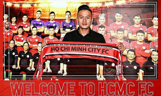 Huy Toàn là bản hợp đồng đáng chú ý nhất của CLB TPHCM từ sau khi kết thúc V-League 2019. Ảnh: HCMCFC