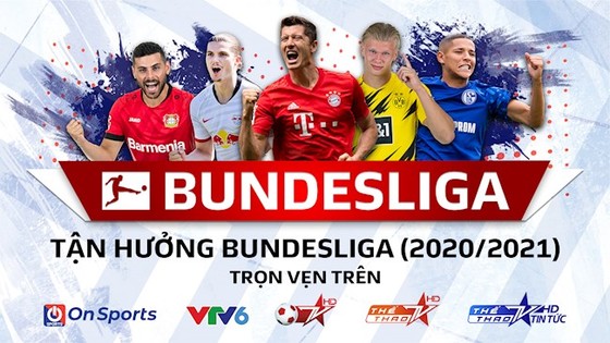 Giải Bundesliga sẽ được phát sóng trực tiếp trên nhiều kênh truyền hình tại Việt Nam. Ảnh: Next Media