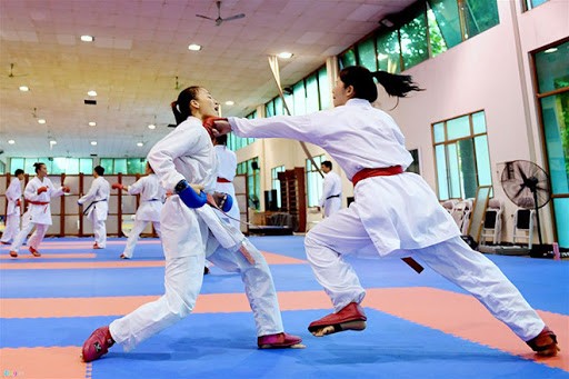 Đội tuyển karate của CAND kỳ vọng sẽ có võ sĩ giành vé dự Olympic Tokyo 2020.
