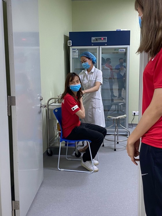 17 thành viên đầu tiên của thể thao Việt Nam được tiêm vaccine Covid-19 ảnh 5