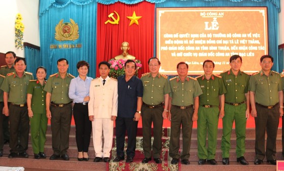 Phó Giám đốc Công an tỉnh Bình Thuận làm Giám đốc Công an tỉnh Bạc Liêu ảnh 2