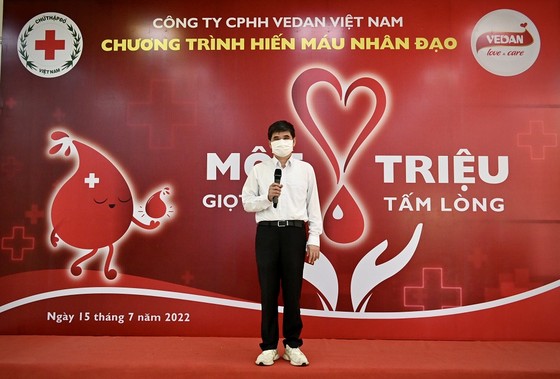 Công ty CPHH Vedan Việt Nam tổ chức Chương trình Hiến máu Nhân đạo 'Một giọt máu-Triệu tấm lòng' ảnh 3