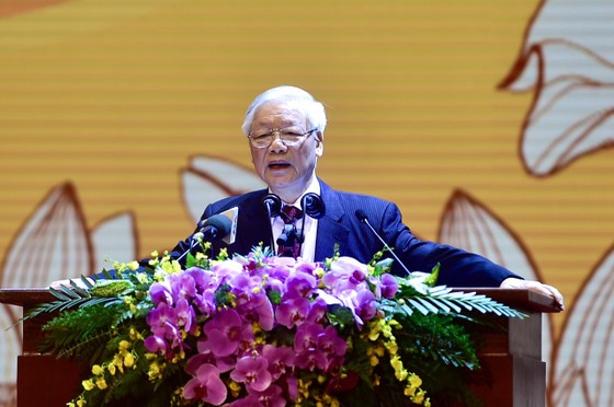 Tổng Bí thư, Chủ tịch nước Nguyễn Phú Trọng: Chấp nhận những điểm khác nhau không trái với lợi ích chung của dân tộc ảnh 4