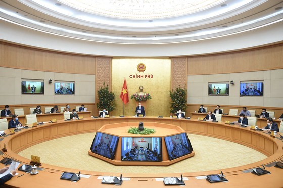  Thủ tướng chủ trì phiên họp Thường trực Chính phủ về chống dịch Covid-19 ảnh 1