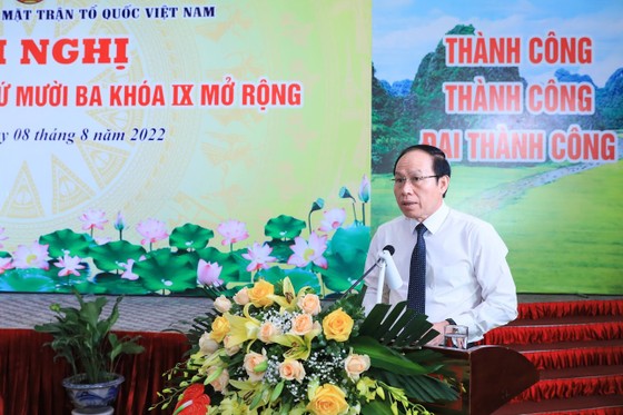 Lấy phiếu tín nhiệm các chức danh lãnh đạo Ủy ban Trung ương MTTQ Việt Nam ảnh 2