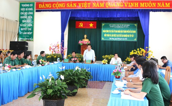 Giám đốc Sở LĐTB-XH TPHCM Lê Minh Tấn thăm, chúc tết cơ sở cai nghiện ma túy ảnh 2