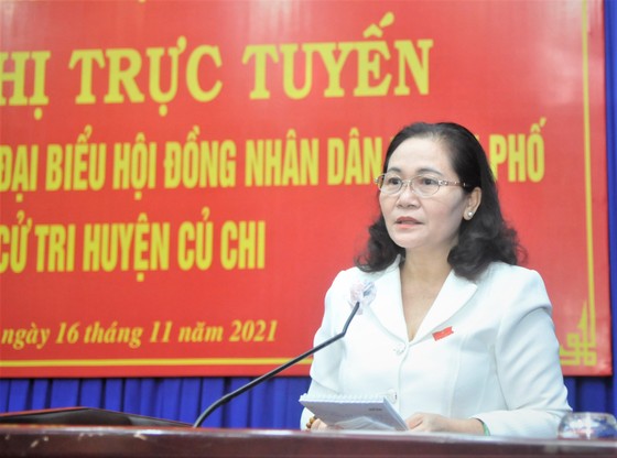 Chủ tịch HĐND TPHCM Nguyễn Thị Lệ: các đại biểu sâu sát thúc đẩy các dự án tại huyện Củ Chi ảnh 1