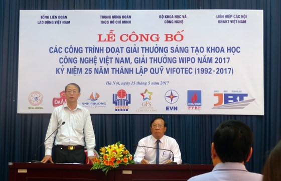 45 công trình đoạt Giải thưởng Sáng tạo KH-CN Việt Nam 2016 ảnh 1