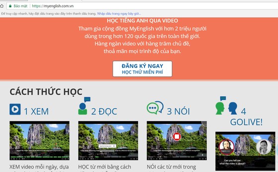 Học tiếng Anh trực tuyến với công nghệ thông minh nhận dạng giọng nói ảnh 1