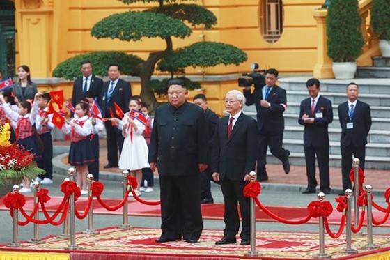 Lễ đón chính thức Chủ tịch Triều Tiên Kim Jong-un ảnh 2
