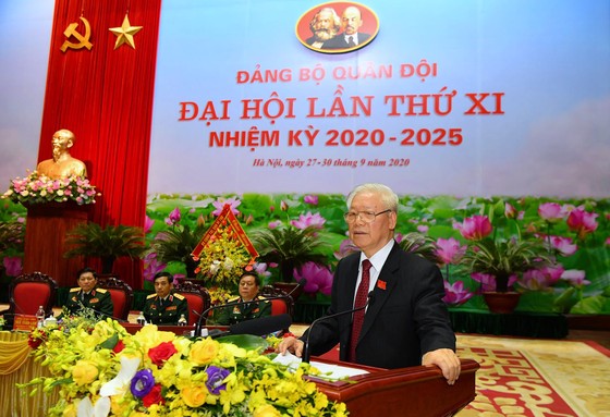 Khai mạc trọng thể Đại hội Đại biểu Đảng bộ Quân đội lần thứ XI, nhiệm kỳ 2020 - 2025 ảnh 3