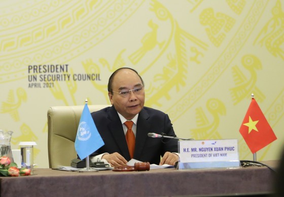 Chủ tịch nước Nguyễn Xuân Phúc chủ trì phiên thảo luận Hội đồng Bảo an Liên hiệp quốc ảnh 3